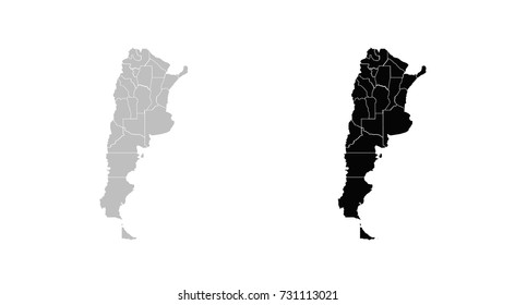 map of Argentina