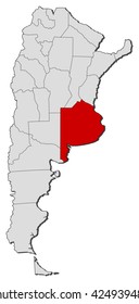 Map - Argentina, Buenos Aires
