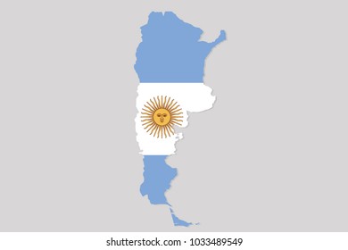 6,483 Argentina Flag Map Images, Stock Photos & Vectors 