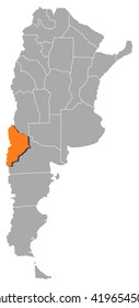 Map - Argentina, Neuquen