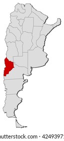Map - Argentina, Neuquen
