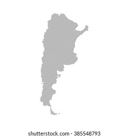 map of Argentina vector design Illustration