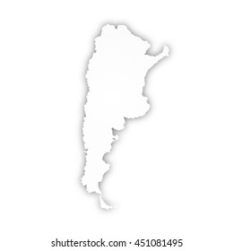 map of Argentina vector design Illustration