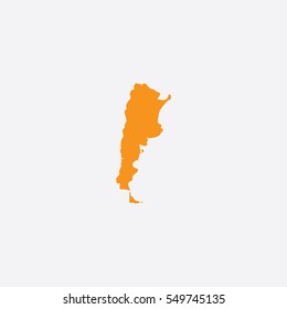 Map of Argentina Vector Illustration

