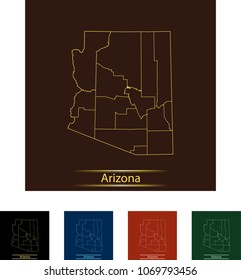 map of Arizona