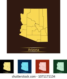 map of Arizona