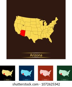 map of Arizona