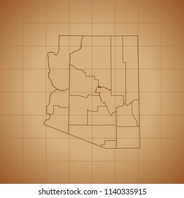 map of Arizona