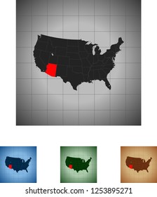 map of Arizona