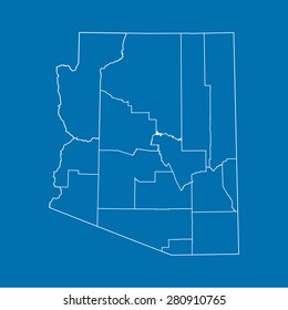 map of Arizona