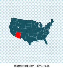 map of Arizona