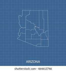 map of Arizona