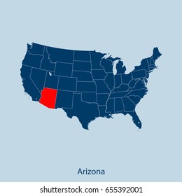 map of Arizona