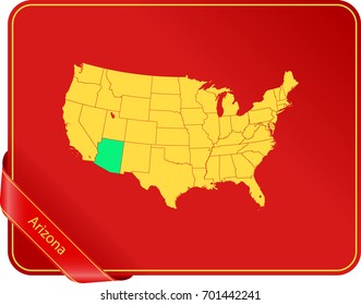 map of Arizona