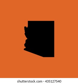 Map of Arizona Vector Illustration