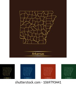 map of Arkansas