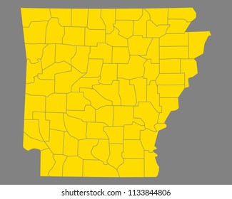 Map of Arkansas