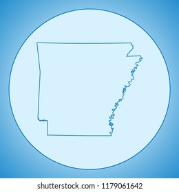 map of Arkansas