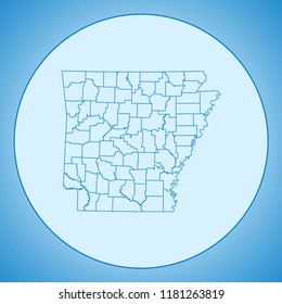 map of Arkansas