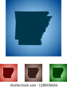 map of Arkansas