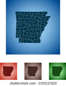 map of Arkansas