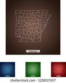 map of Arkansas