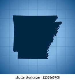 map of Arkansas
