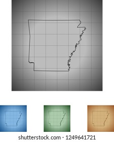map of Arkansas