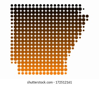 Map of Arkansas
