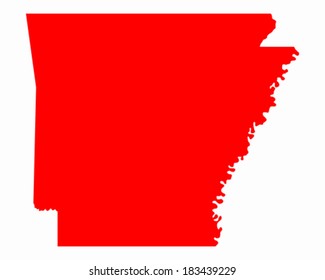 Map of Arkansas