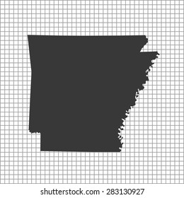 map of Arkansas