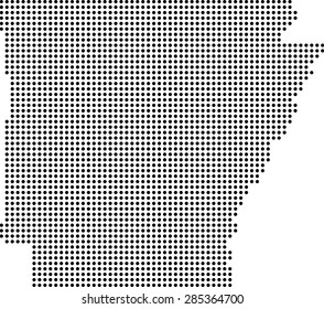 map of Arkansas