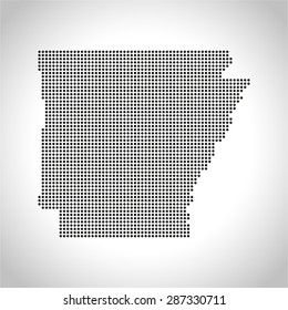 map of Arkansas