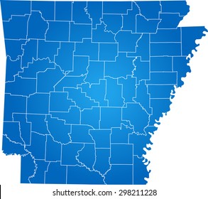 map of Arkansas