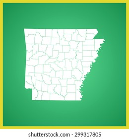 map of Arkansas