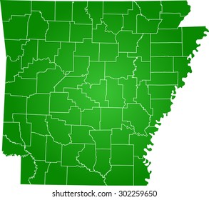 map of Arkansas