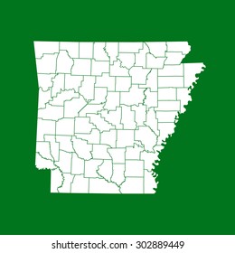 map of Arkansas