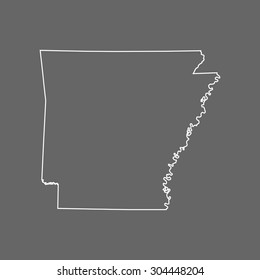 map of Arkansas