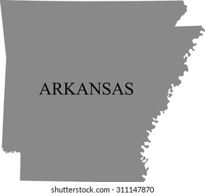 map of Arkansas