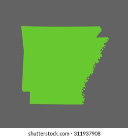 map of Arkansas