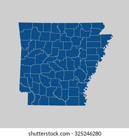 map of Arkansas