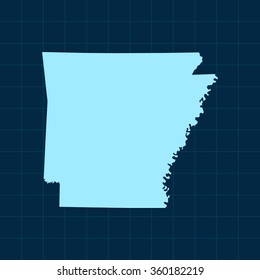 map of Arkansas