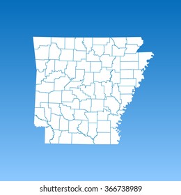 map of Arkansas