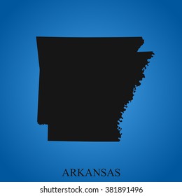 map of Arkansas