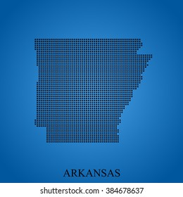 map of Arkansas