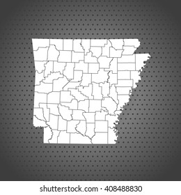map of Arkansas