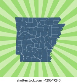 map of Arkansas