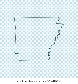 map of Arkansas