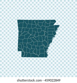 map of Arkansas