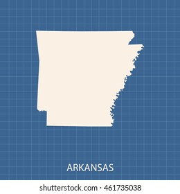 map of Arkansas
